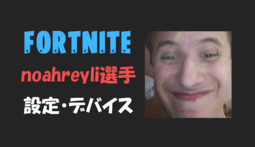 【フォートナイト】noahreyli(ノアレイリ)選手の設定・感度・年齢等【Fortnite】